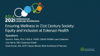 Ensuring Wellness in 21st Century Society: Equity and Inclusion at Eskenazi Health - 1.25 PDH (LA CES/HSW)