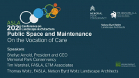 Public Space and Maintenance - On the Vocation of Care - 1.0 PDH (LA CES/HSW)