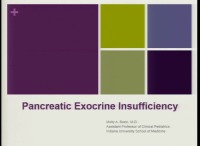 Exocrine Pancreatic Insufficiency in Pediatric and Adult Populations