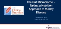 The Gut Microbiome - Taking a Nutrition Approach to Modify Disease icon