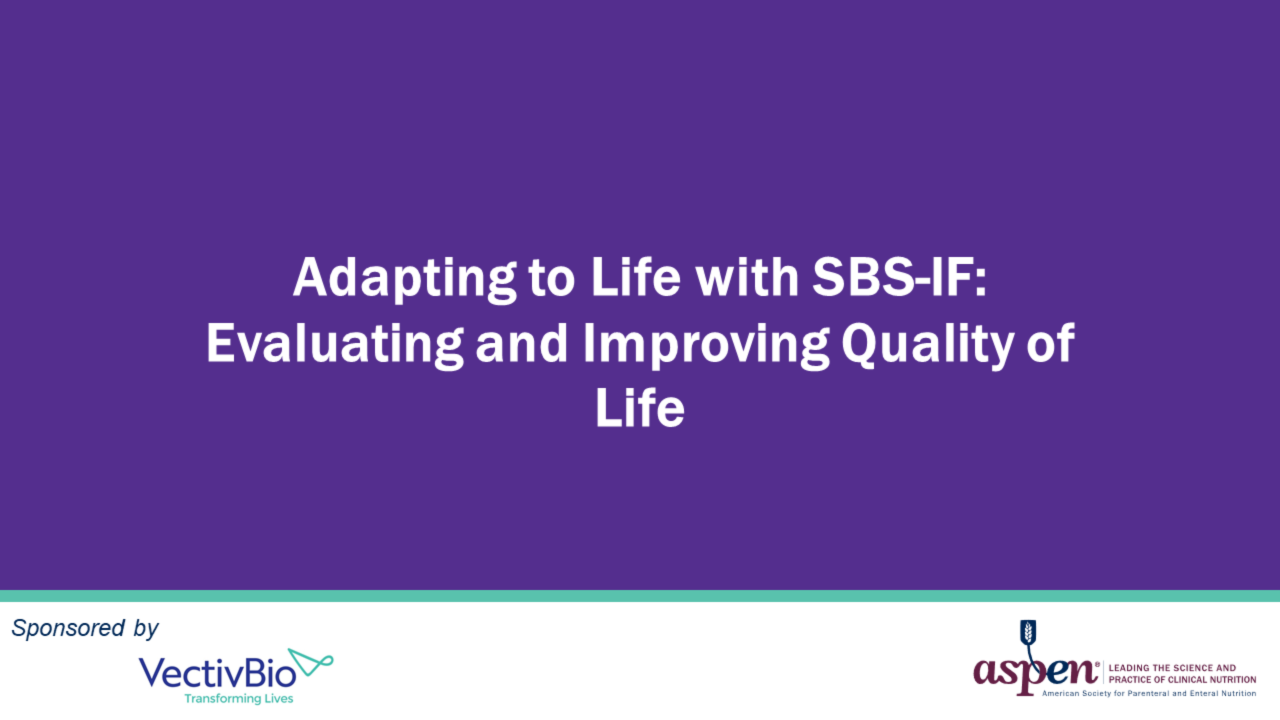 Adapting to Life with SBS-IF: Evaluating and Improving Quality of Life
