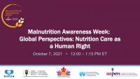 Global Perspectives: Nutrition Care as a Human Right icon