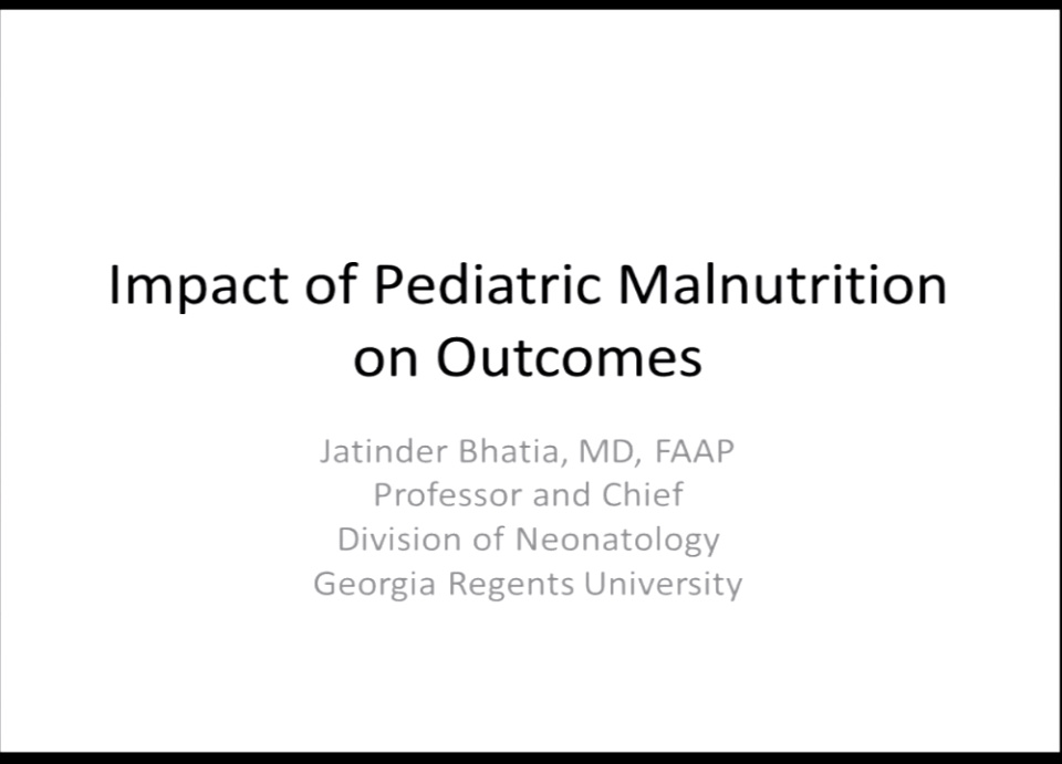 Pediatric Malnutrition