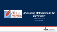 Addressing Malnutrition in the Community icon