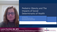 Pediatric Obesity from the Community to Critical Care (M31) icon