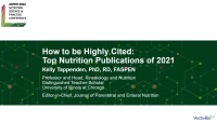 Top Rated Nutrition Papers: 2021 Highlights, Authoring Guidelines, and Peer Review Tips (M42) icon