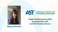 Public Health Sevice Increased Risk, HIV, and HCV Positive Donors icon