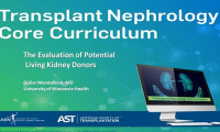 The Evaluation of Potential Living Kidney Donors icon