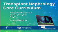 Perioperative Management of the Kidney Transplantation icon