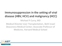 Immunosuppression in the setting of viral disease and malignancy icon
