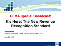 It's Here: The New Revenue Recognition Standard icon