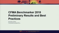 CFMA Benchmarker 2018 Preliminary Results icon