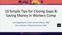 10 Tips for Closing Gaps & Saving Money in Workers' Comp icon