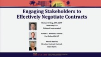Engaging Stakeholders to Effectively Negotiate Contracts icon