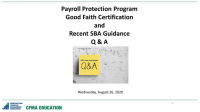 PPP Update: Recent SBA Guidance and Q&A icon