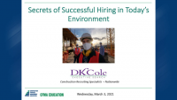Secrets to Successful Hiring in Today's Environment icon