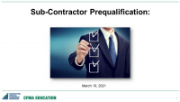 Subcontractor Prequalification icon