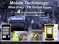Mobile Technology: What Every CFM Should Know icon