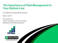 The Importance of Fleet Management to Your Bottom Line icon