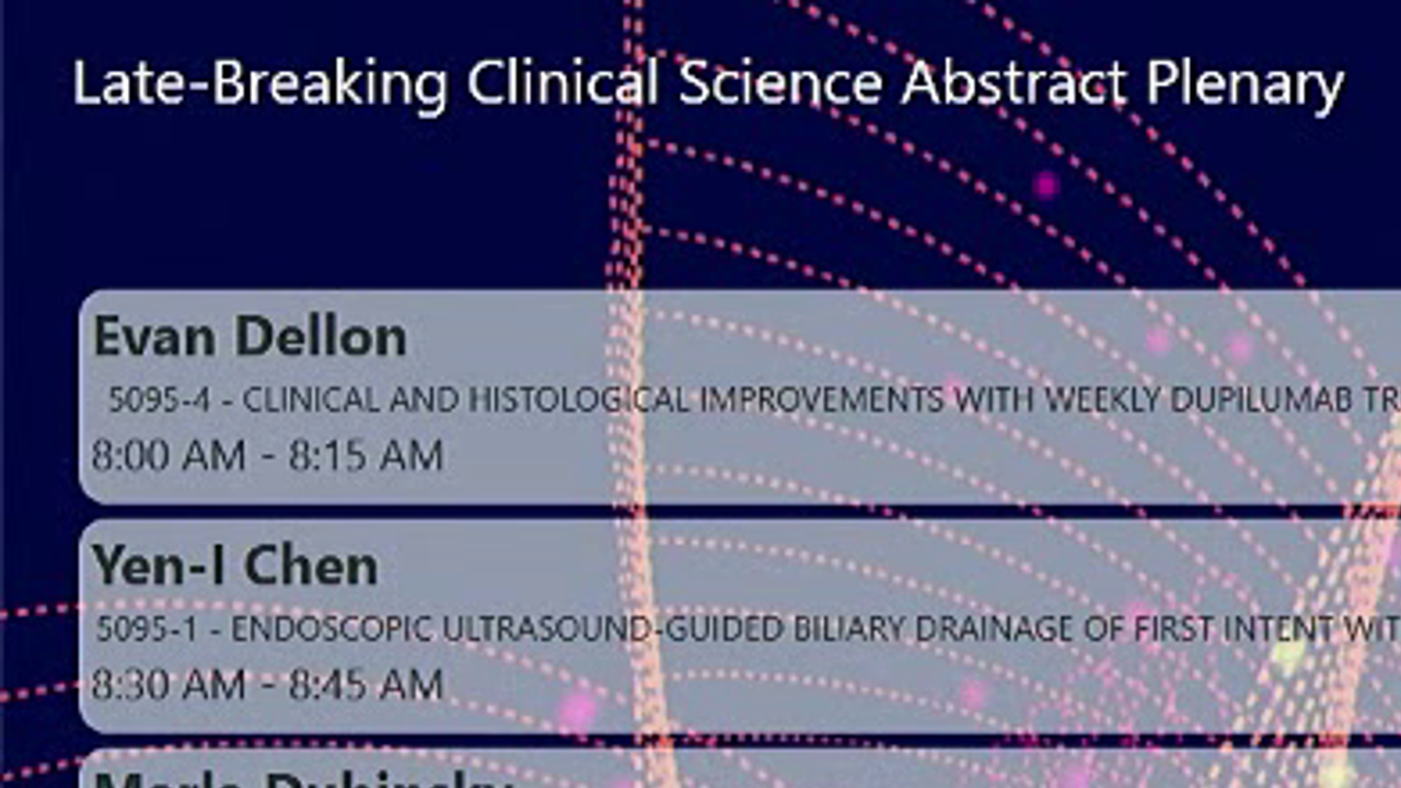 LateBreaking Clinical Science Abstract Plenary