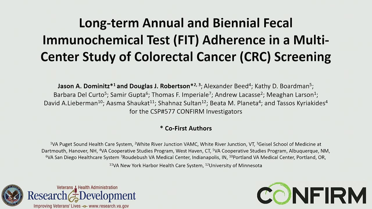 FIT for Colorectal Cancer Screening