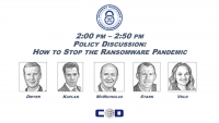 Policy Discussion: How to Stop the Ransomware Pandemic icon