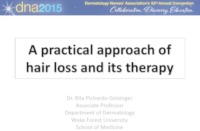 A Practical Approach to Hair Loss and Its Therapy icon