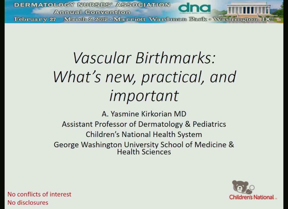 Vascular Birthmarks: What's New, Practical, & Important/Pediatric ...