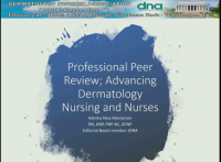 Professional Peer Review; Advancing Dermatology Nursing and Nurses icon