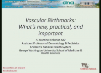 Vascular Birthmarks:  What's New, Practical & Important/Pediatric Vulvar Dermatology: The Most Neglected Discipline in Dermatology icon