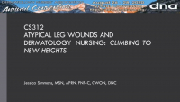 Atypical Leg Wounds and Dermatological Nursing: Climbing to New Heights icon