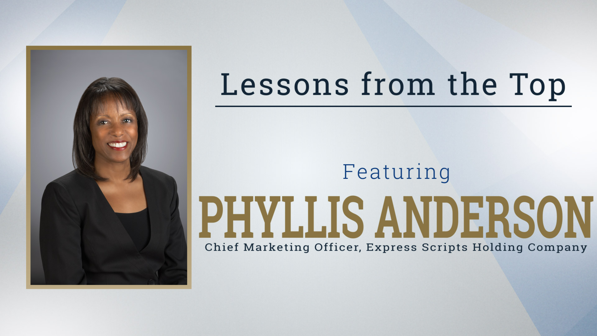 Lessons from the Top Featuring Phyllis Anderson icon