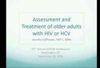 Assessment and Treatment of Older Adults with HIV or HCV