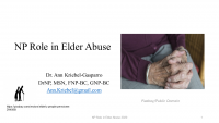 The NP Role in Elder Abuse icon