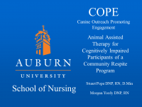 Animal-Assisted Therapy