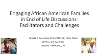 Engaging African-American Families in End-of-Life Discussions: Challenges and Facilitators icon