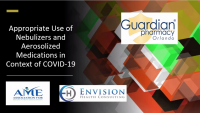 The Use of Nebulizers and Aerosolized Medications in the Context of COVID 19 (Sunovion) icon