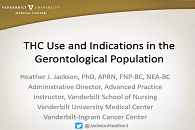 CBD and THC Use and Indications in the Gerontological Population icon