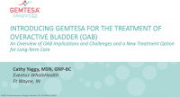 Introducing GEMTESA® (vibegron) 75 mg tablets for the Treatment of Overactive Bladder (OAB)  - Urovant icon