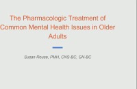 Treatment of Common Mental Health Issues in Older Adults icon