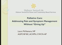 Palliative Care: Addressing Pain and Symptom Management without "Giving Up"