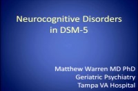 DSM-5 Criteria for Dementia