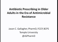Antibiotic Prescribing in Older Adults in the Era of Antimicrobial Resistance icon