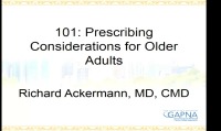 Prescribing Considerations for Older Adults