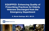 Enhancing Quality of Prescribing Practices for Older Veterans Discharged from the Emergency Department: EQUiPPED icon