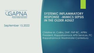 Non-Infectious Systemic Inflammatory Response in the Elderly