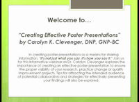 Creating Effective Poster Presentations icon