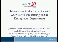 Delirium in Older Adults with COVID-19 Presenting to the Emergency Department icon