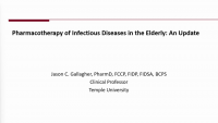 Pharmacology Management of Infectious Diseases