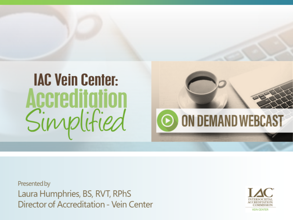 ODW – IAC Vein Center: Accreditation Simplified icon
